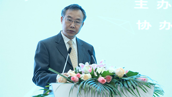 北京大學數學科學學院院長陳大岳致辭